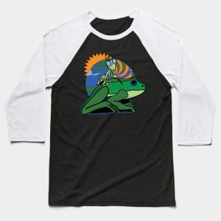 Mantis and Frog Baseball T-Shirt